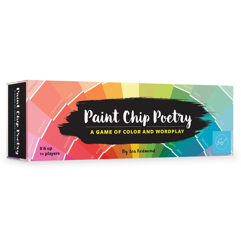 Chronicle Books Paint Chip Poetry: vibrant chips spark creative wordplay and storytelling.