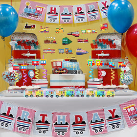CHSLtmxq train party packaging ideas to wrap gifts with style