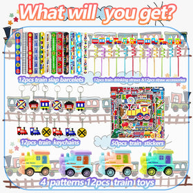 CHSLtmxq train slap bracelets add color and fun to party activities