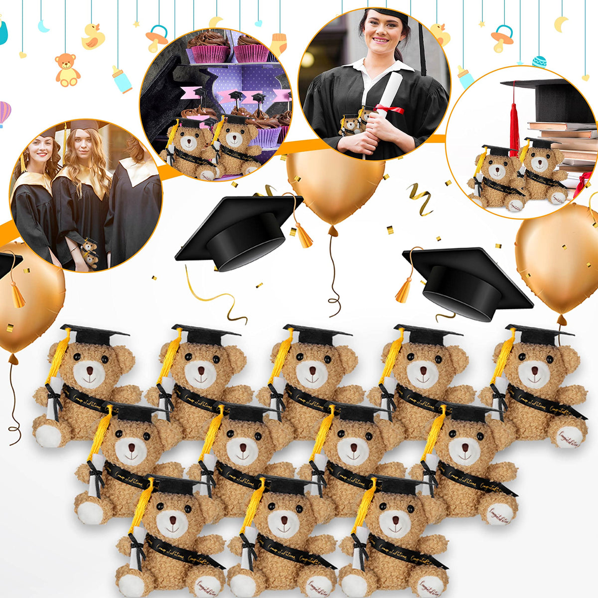 Chuangdi diploma-bearing bear favors ideal for Class of 2026 events
