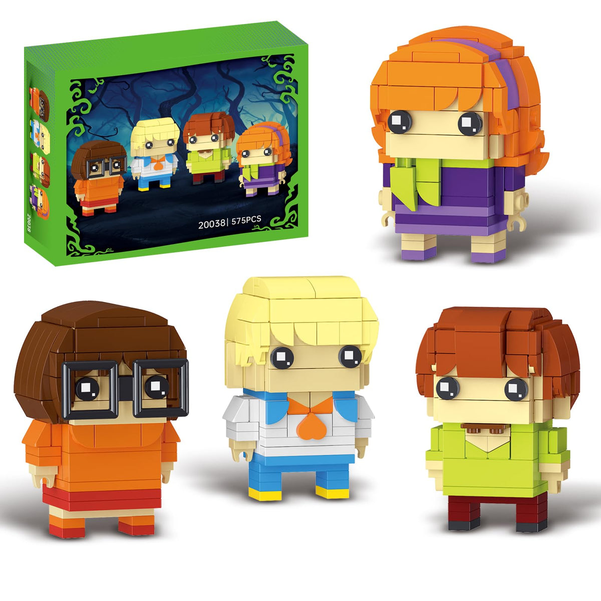 CHUANGPIN Cartoon Mystery Squad figures ready for display and play