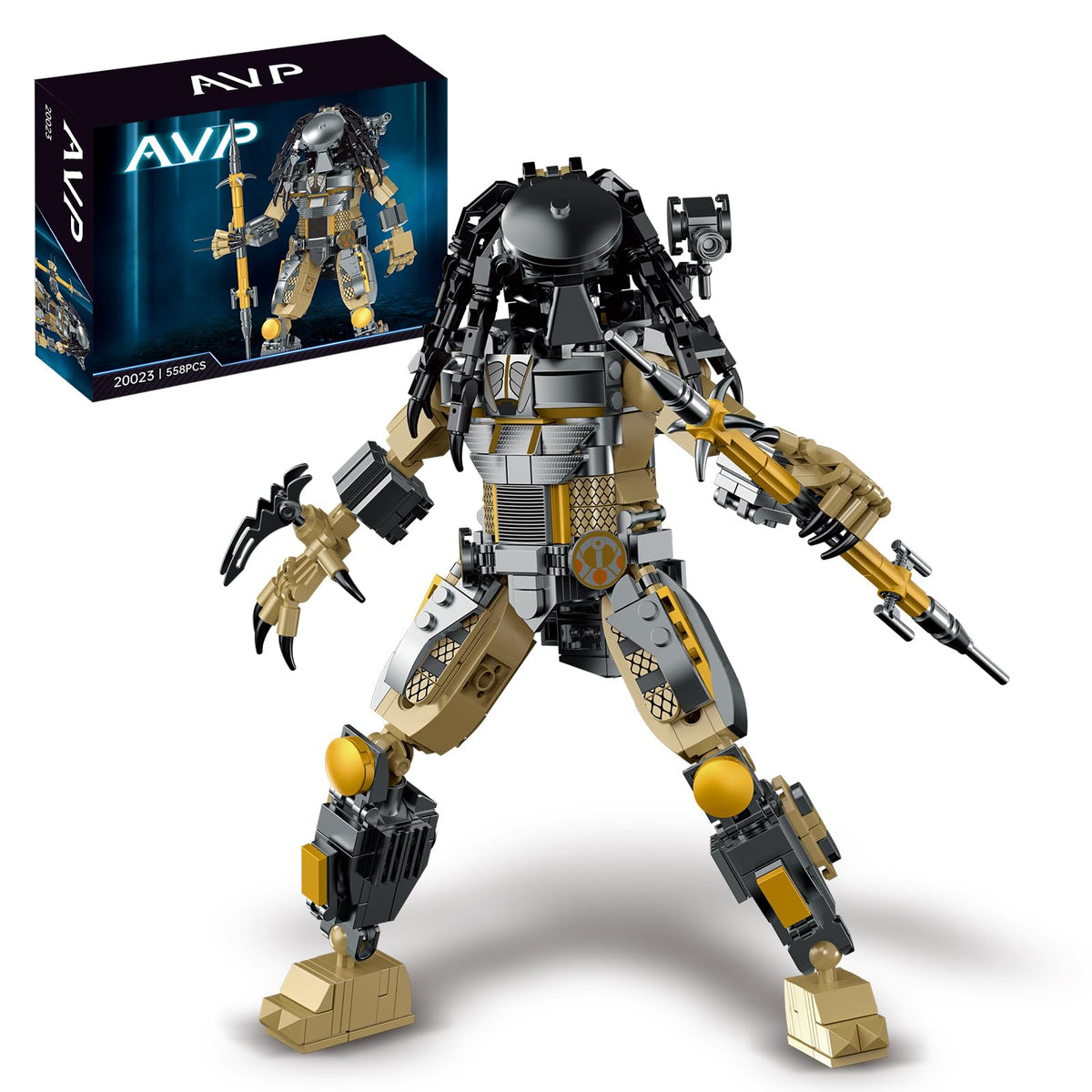 CHUANGPIN Xenomorph figure front view for striking display and collectible allure