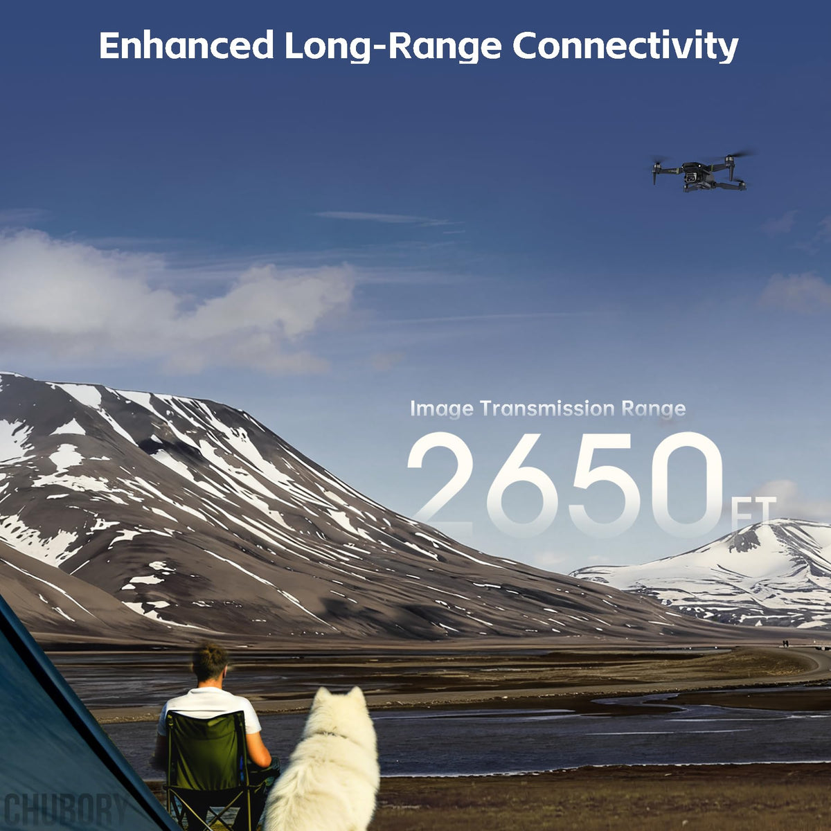 CHUBORY Wi Fi FPV connection for live video and control