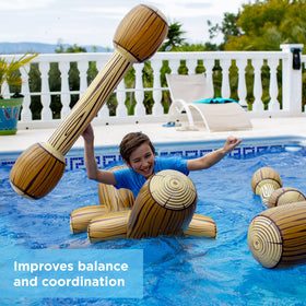 Chuchik kid-friendly design keeps children engaged in water games.