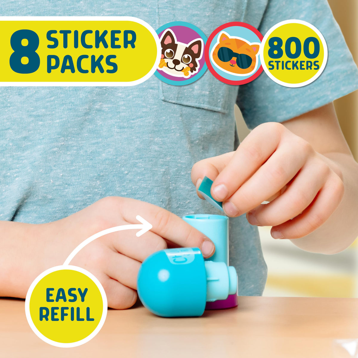Chuckle & Roar 800 stickers spark endless decorating and storytelling.
