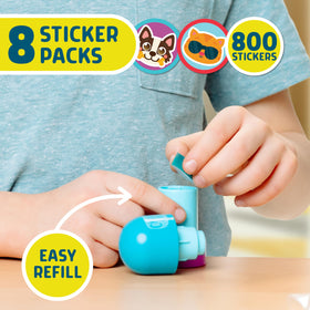 Chuckle & Roar 800 stickers spark endless decorating and storytelling.