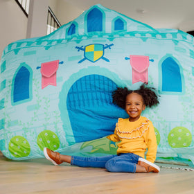 Chuckle & Roar indoor play fort, perfect for playrooms and bedrooms.