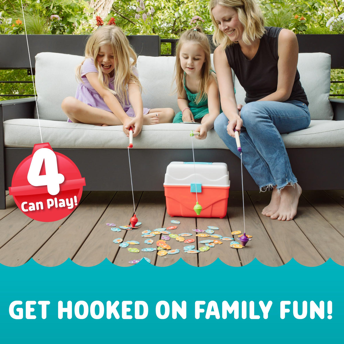 Chuckle & Roar magnetic fish for hands-on matching activities.