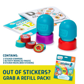 Chuckle & Roar on-the-go entertainment for curious little artists.