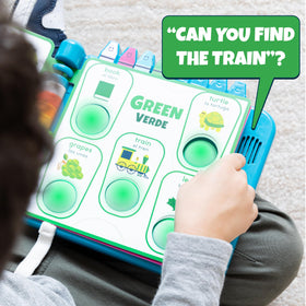 Chuckle & Roar Pop It! Book durable toddler-friendly design for busy hands.