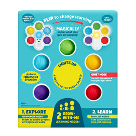 Chuckle & Roar Pop It! and Learn — Explore mode lights and sounds to spark curiosity.
