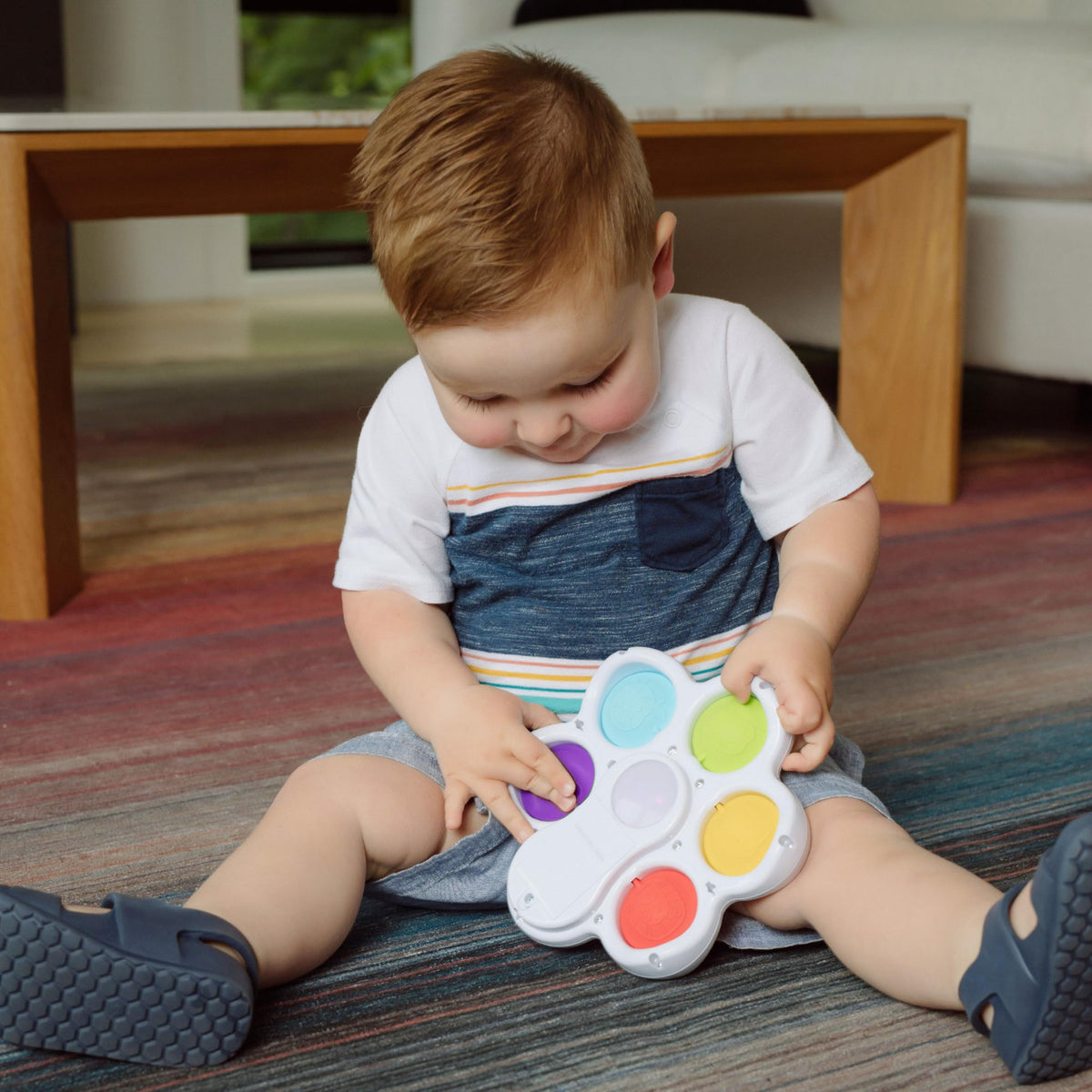 Chuckle & Roar Pop It! and Learn — Learn mode asks interactive questions to reinforce memory.