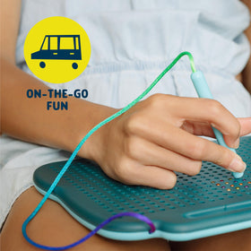 Chuckle & Roar screen-free play setup highlighting hands-on exploration without screens