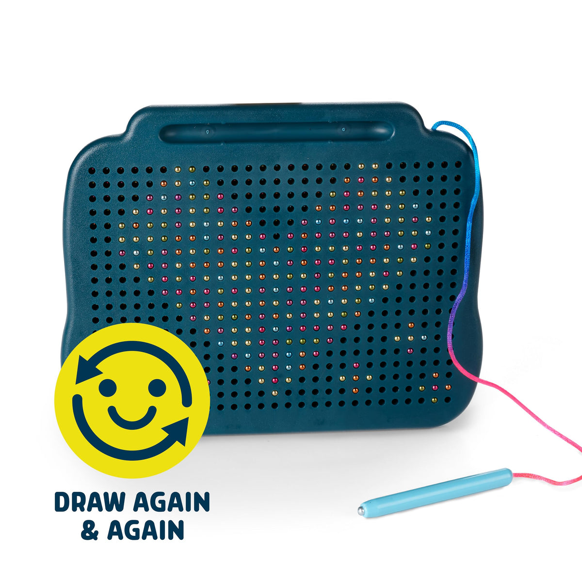 Chuckle & Roar travel-compact drawing pad shown as lightweight on the go