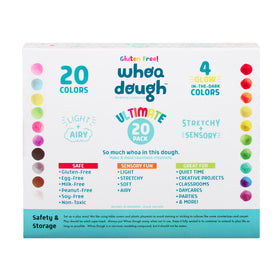 Ages 3+ Chuckle & Roar Whoa Dough builds fine motor skills.
