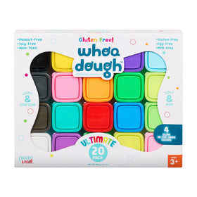 Chuckle & Roar Whoa Dough Ultimate Pack with 20 colors for creative play.