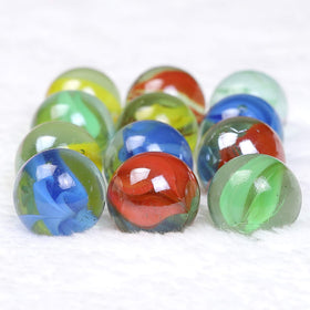 CHUKEMAOYI glass marbles bulk pack for indoor or outdoor play.