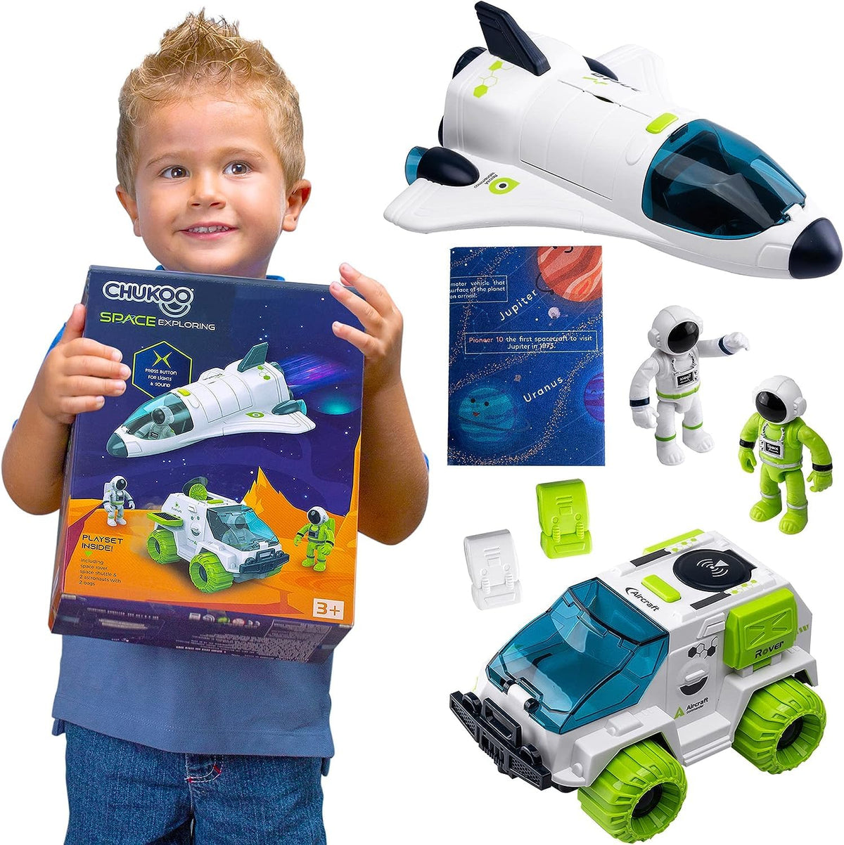 CHUKOO Solar System mat for space play enhances pretend exploration of planets
