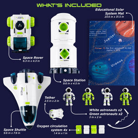 CHUKOO Upgraded Space Set astronauts for imaginative mission play.