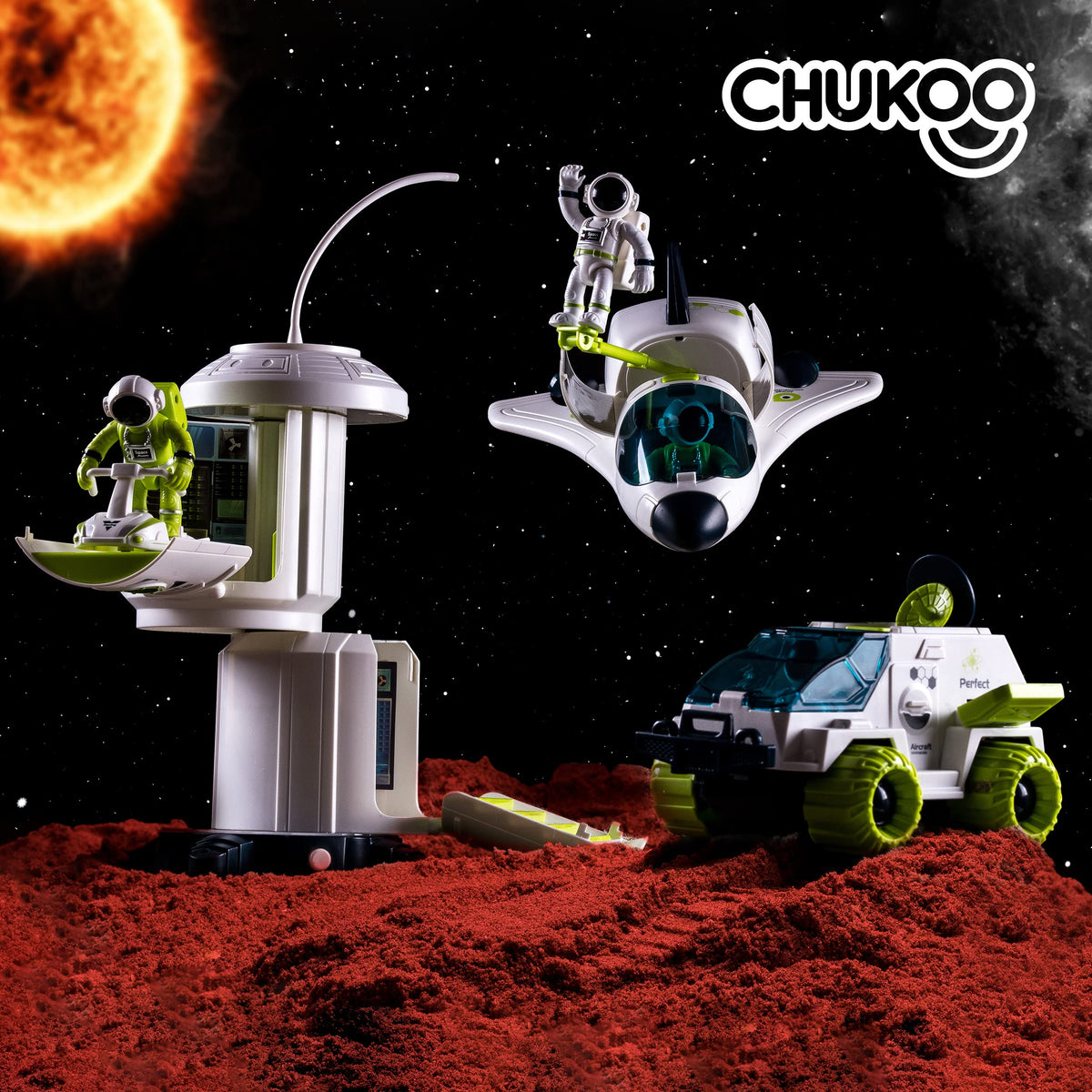 CHUKOO Upgraded Space Set solar system mat for learning.