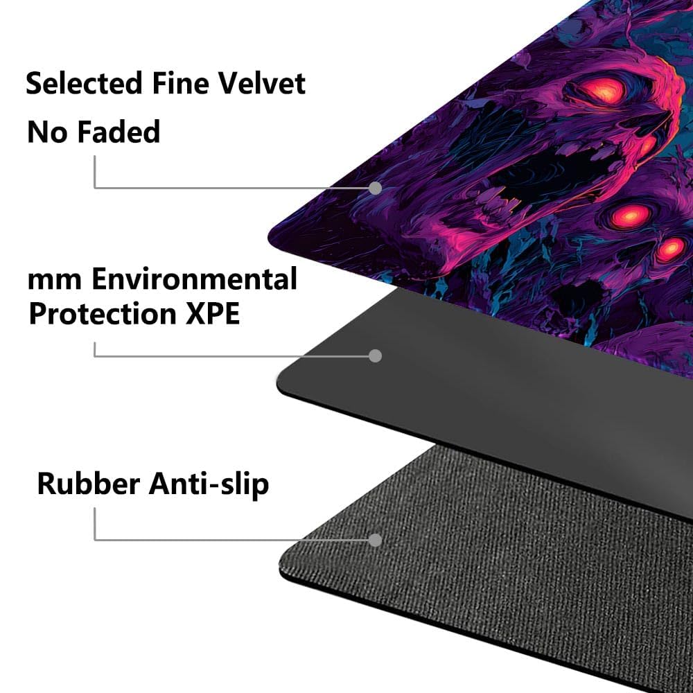 CHUNBAI MTG Playmat 24x14 non-slip-base stays in place during matches