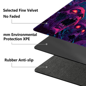 CHUNBAI MTG Playmat 24x14 non-slip-base stays in place during matches