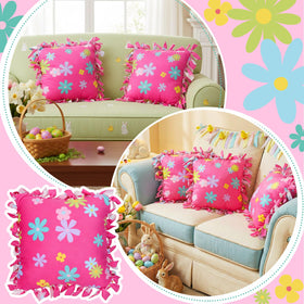 Chunful 14-inch finished pillow size ideal for table or sofa decor.