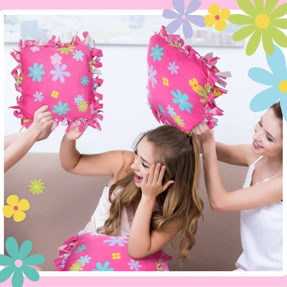Chunful easy DIY decor kit provides everything needed for six pillows.