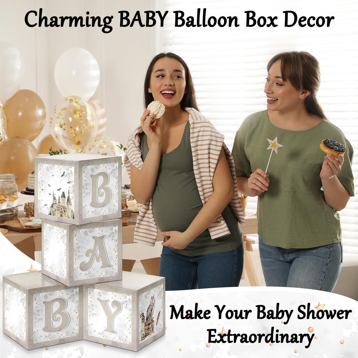 Chunful photo backdrop featuring magical vibe to elevate party photos.
