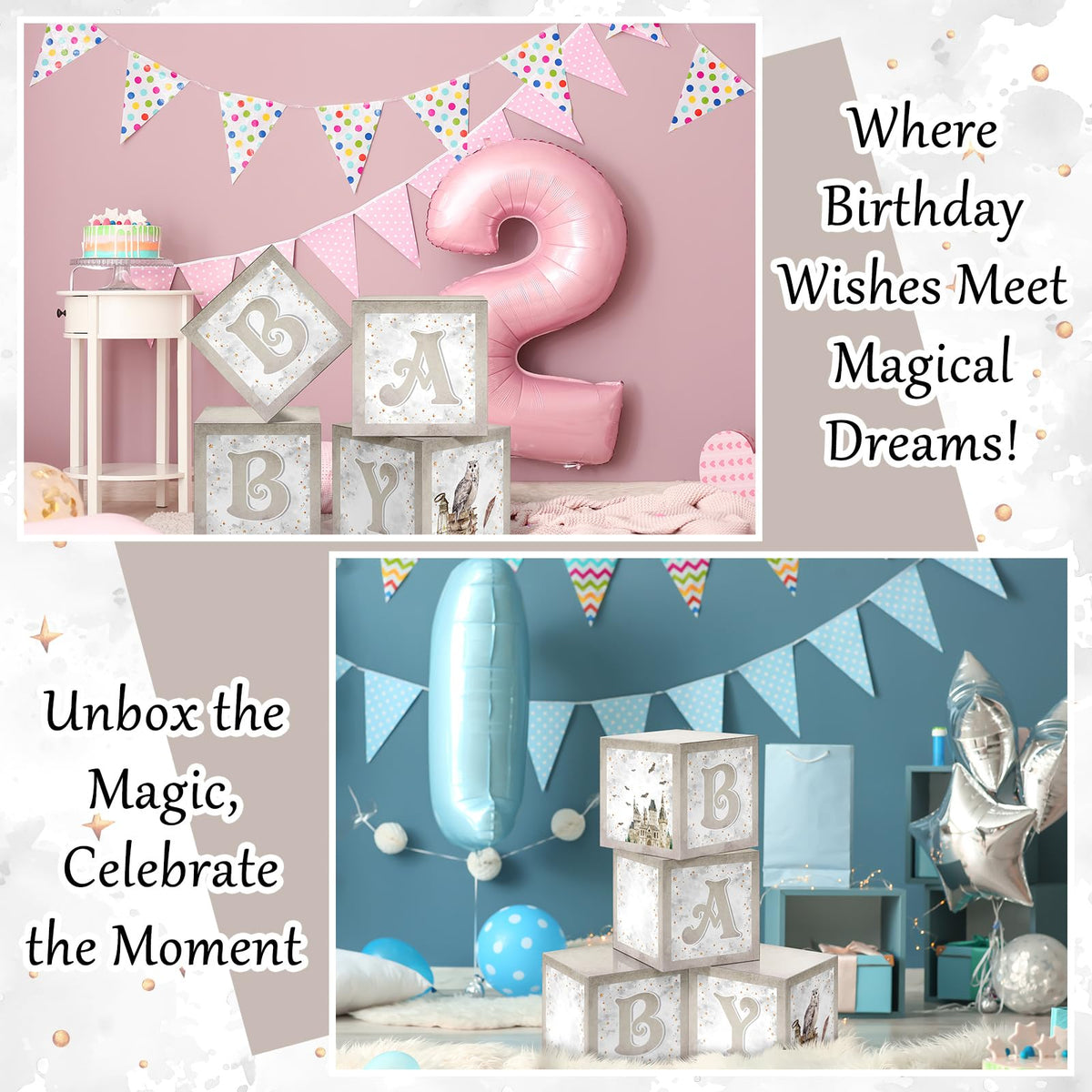 Chunful recyclable card stock construction supports reusable celebration decor.