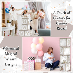 Chunful versatile party decor suitable for baby showers, gender reveals, and birthdays.