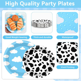 CHUNNIN 24pcs 6.5-inch napkins add soft, convenient cleanup