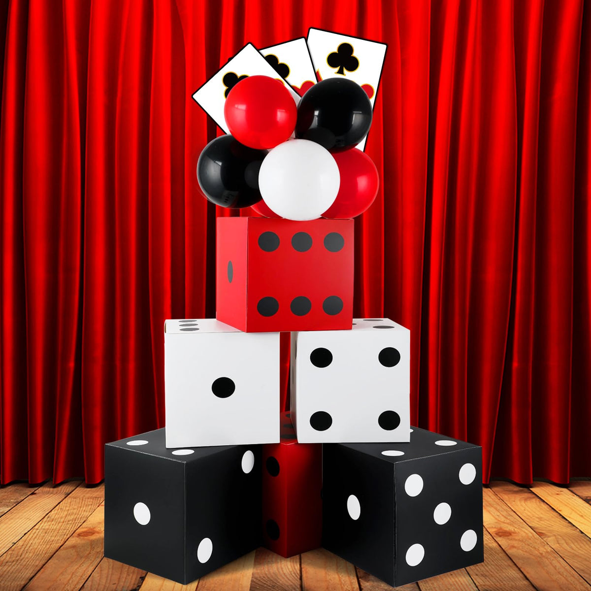 CHUNNIN casino dice gift box 11-inch showcases practical party favors