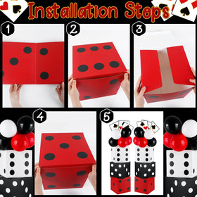 CHUNNIN giant playing card 6.69x9.45-inch adds bold party prop