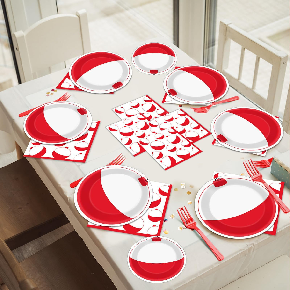 CHUNNIN Gone Fishing tableware decor enhances party styling