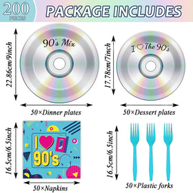 CHUNNIN I love the 90s dessert plates brighten treats with nostalgia.
