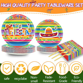 CHUNNIN 7-inch fiesta plates bring playful serving options for guests