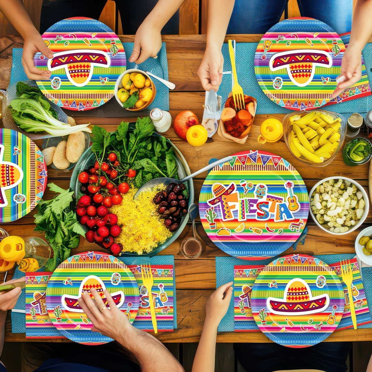 CHUNNIN Fiesta forks support easy servings during celebration moments