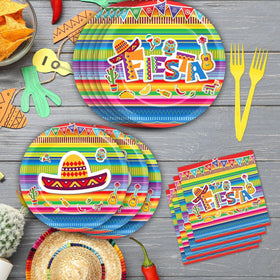 CHUNNIN Fiesta napkins offer quick cleanup with a vibrant table display