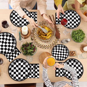CHUNNIN race car forks complete the set for easy dining.