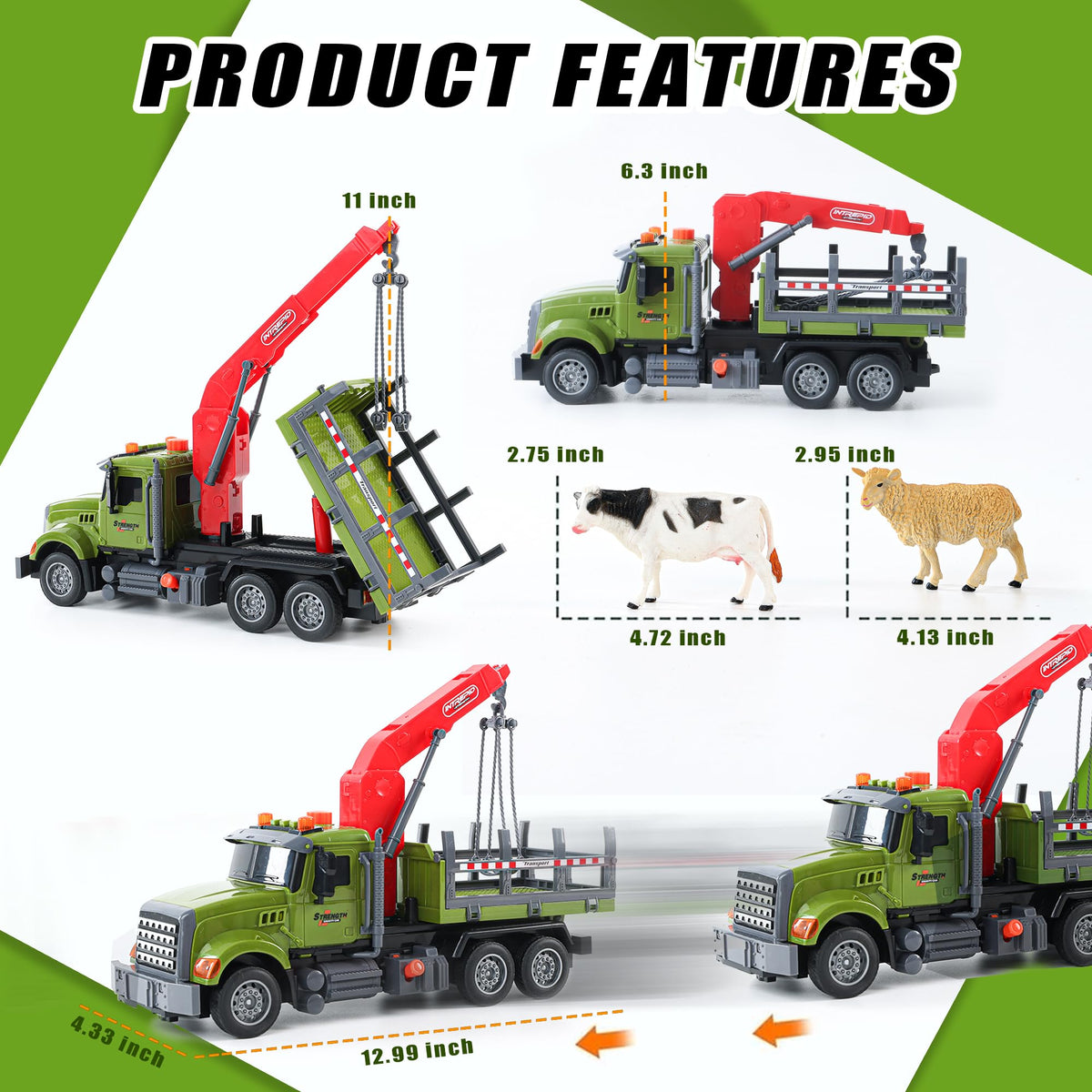 Chyucjl pneumatic crane arm demonstrates lifting pretend cargo.