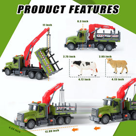 Chyucjl pneumatic crane arm demonstrates lifting pretend cargo.