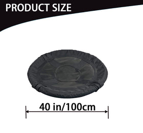 chyxqh saucer swing seat cover in Oxford fabric provides long-lasting protection.