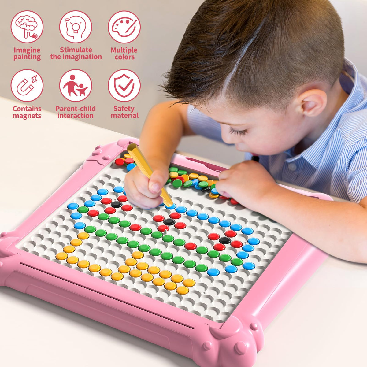 Ci Vetch color-side highlights bright beads and patterns for color recognition