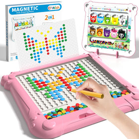 Ci Vetch 2-in-1 drawing board main view shows double-sided play for kids