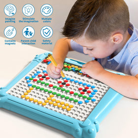 Ci Vetch 2-in-1 drawing board with stand for comfortable tabletop play.