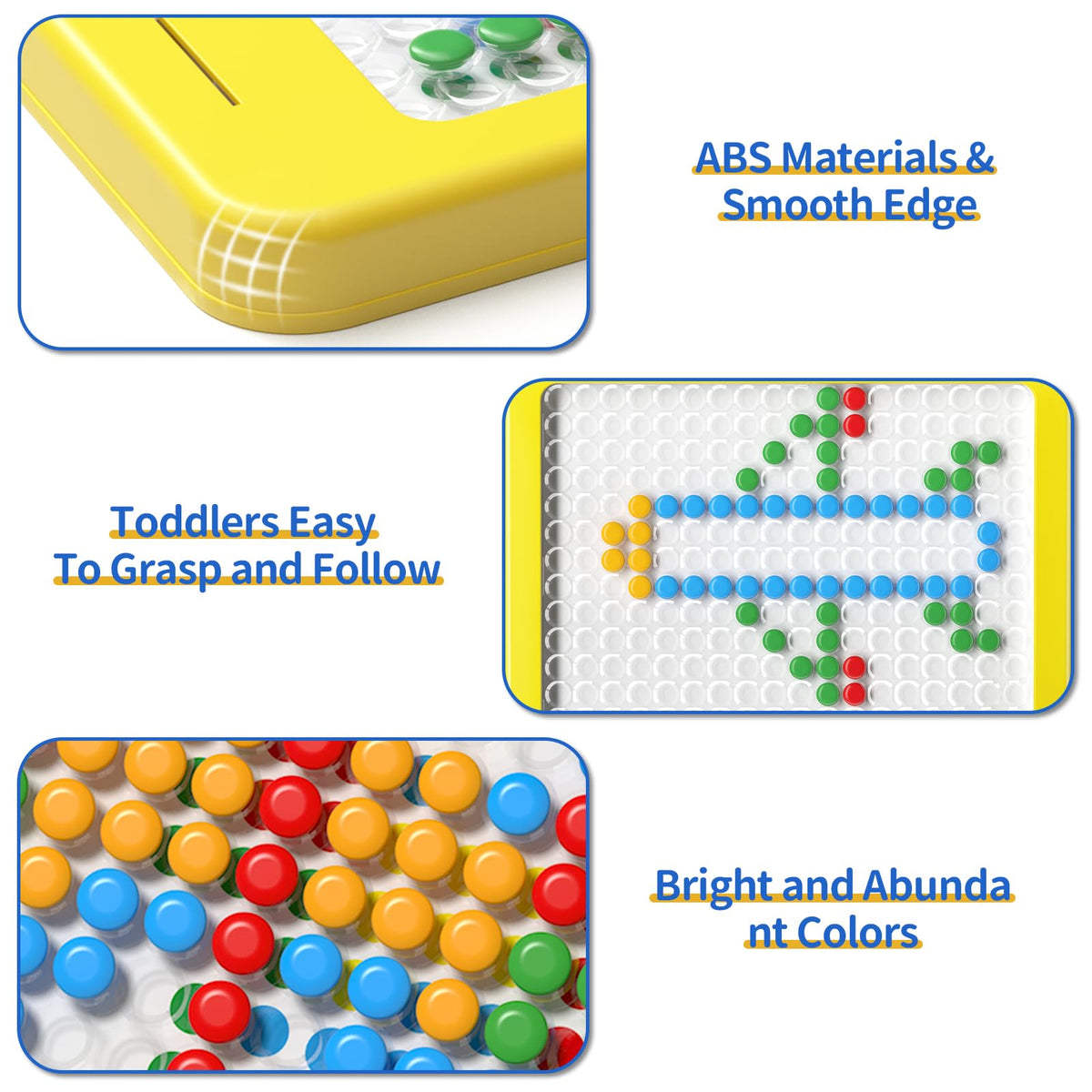 Acrylic panel seals magnetic beads for mess-free, contained play with Ci Vetch.
