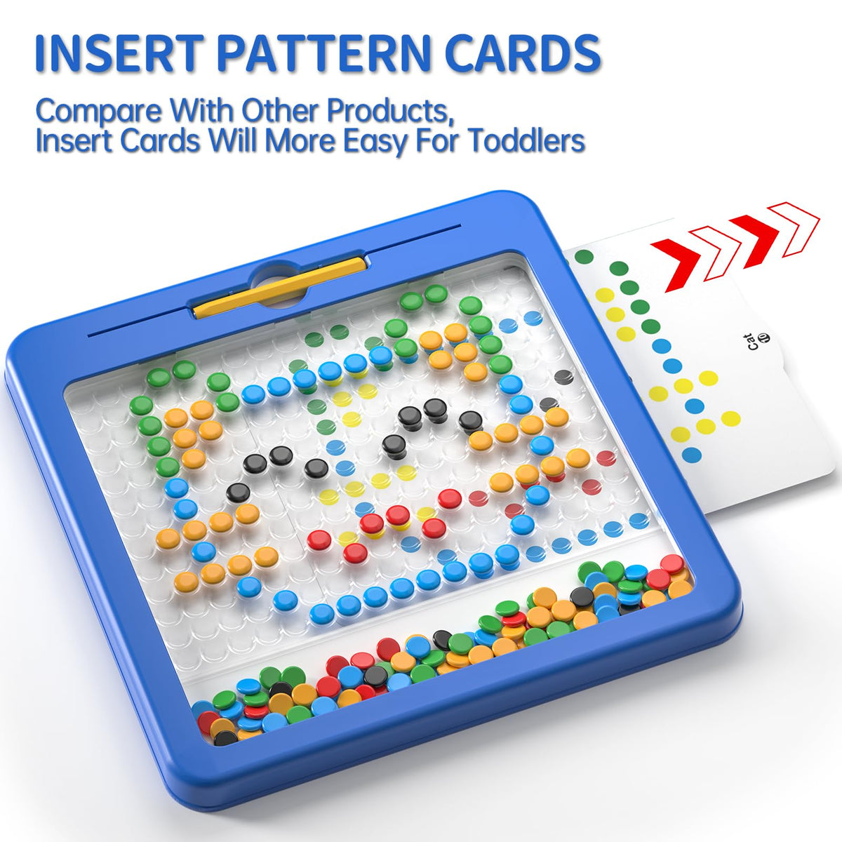 Ci Vetch dots board with 110 colorful magnetic beads for vibrant patterns.