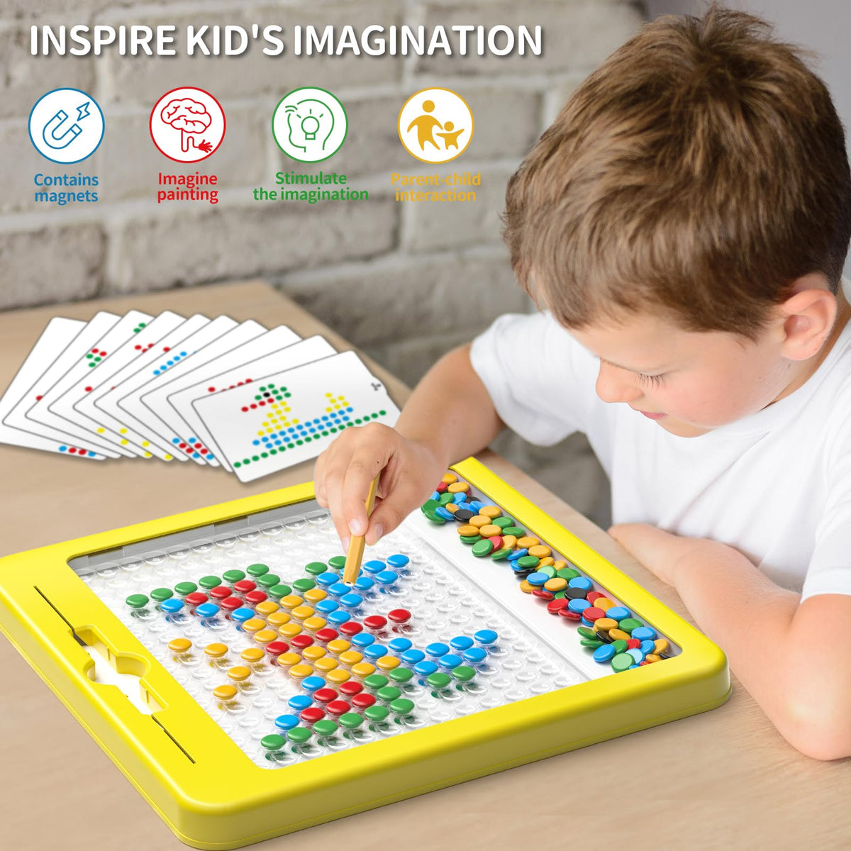 Pattern cards insert from Ci Vetch guides kids through drawing steps.