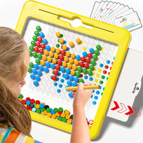 Portable Ci Vetch dots board fits backpacks for travel and on-the-go fun.